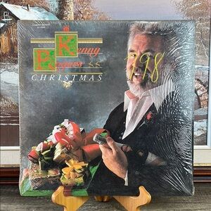Vtg Kenny Rogers Christmas Vinyl Record 1981